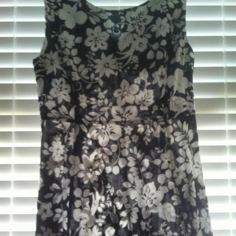 flowing long cotton dress vintage